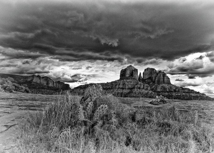 Cathedral Rock Greeting Card featuring the photograph Cathedral Never Fails Me by Tom Kelly