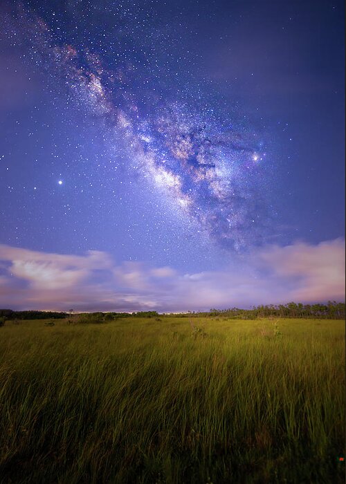 Milky Way Greeting Card featuring the photograph Celestial Summer by Mark Andrew Thomas