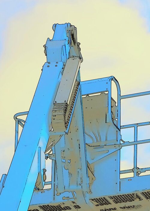 Cherry Greeting Card featuring the photograph Cherry Picker Detail by Jerry Sodorff