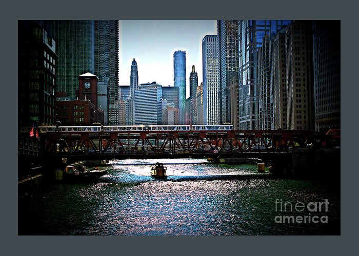 Commuters Greeting Card featuring the photograph Chicago Morning Commute by Frank J Casella