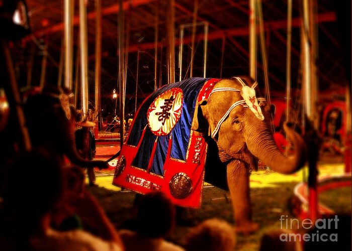  Greeting Card featuring the photograph Circus Tent Dreams 5 by Rodney Lee Williams