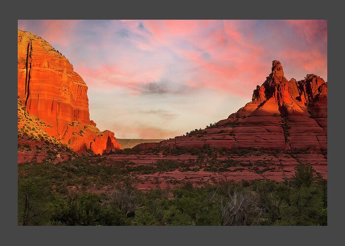  Greeting Card featuring the photograph Climbing Bell Rock by Al Judge