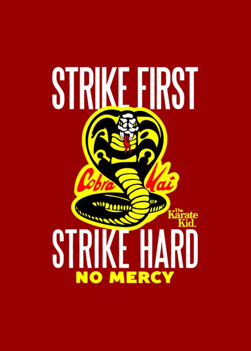 Cobra Kai No Mercy Icon Tote Bag, Official Cobra Kai Merch