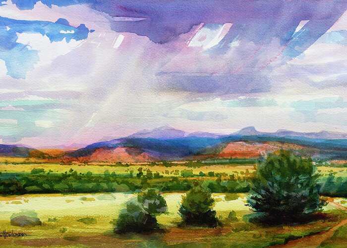 Colorado Greeting Card featuring the painting Colors of Colorado by Steve Henderson