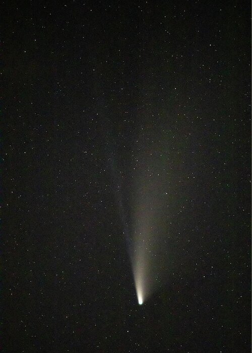 Astrophotography Greeting Card featuring the photograph Comet NEOWISE by Jakub Sisak