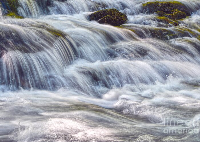 Conasauga Falls Greeting Card featuring the photograph Conasauga Waterfall 3 by Phil Perkins