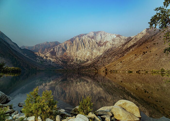 Convict Lake Greeting Card featuring the photograph Convict Lake by Cindy Robinson