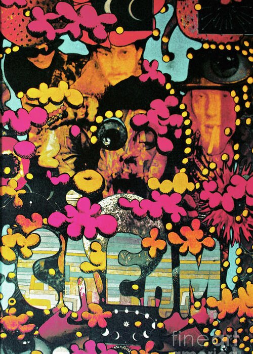 Cream Greeting Card featuring the photograph Cream concert poster by Cream