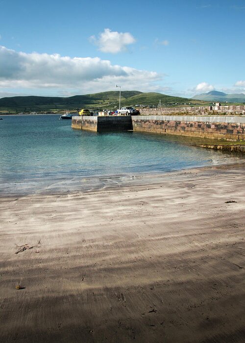 Cuan Pier Greeting Card featuring the photograph Cuan Pier and Slipway by Mark Callanan
