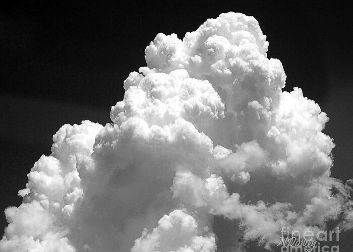 Cumulus Cloud Greeting Card featuring the photograph Cumulus Cloud by Natalie Dowty