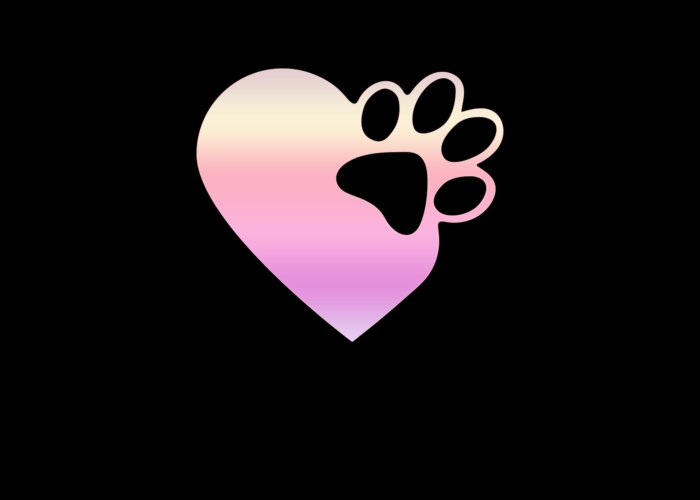 Love paw print sign-new puppy gift-new dog owner gift-dog lover