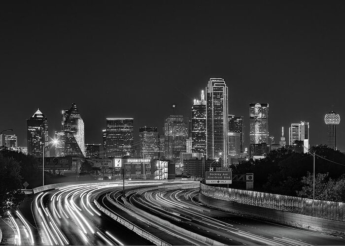 Dallas Greeting Card featuring the photograph Dallas Rush Hour II by Rod Best