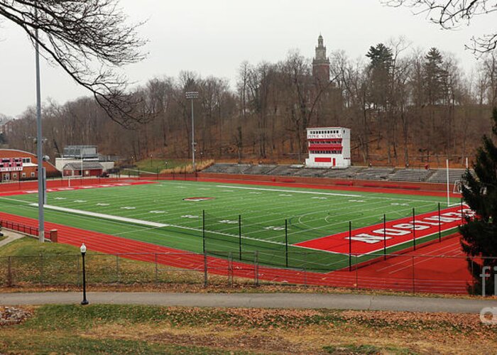 Piper Greeting Card featuring the photograph Denison University Piper Stadium 5871 by Jack Schultz