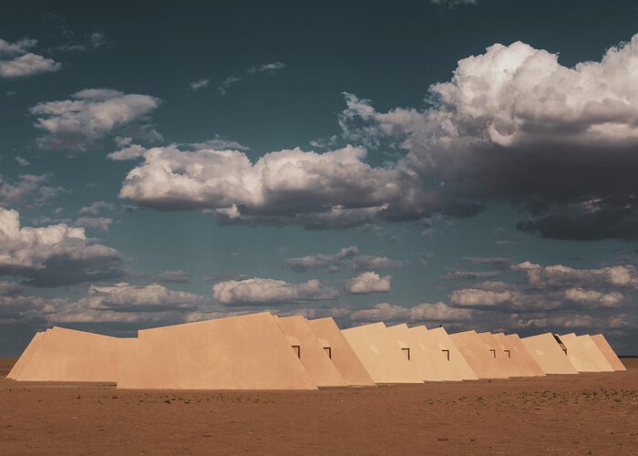 Minimalism Greeting Card featuring the photograph Desert Architecture by Martin Vorel Minimalist Photography