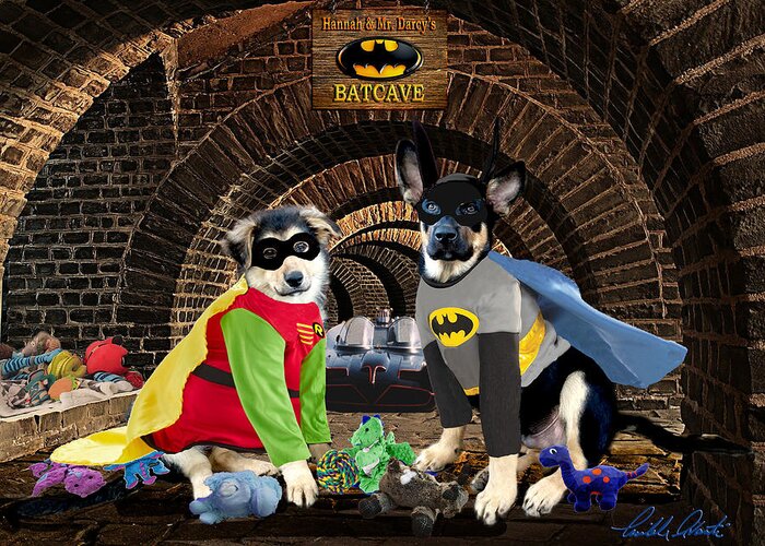 GLOSSY PHOTO PICTURE 8x10 Batman And Robin Batcave 