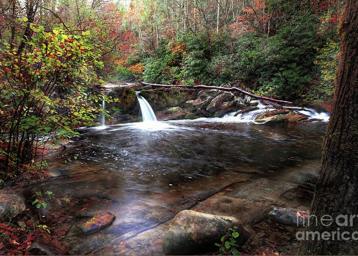 Waterfalls Greeting Card featuring the photograph Double Trouble by Rick Lipscomb