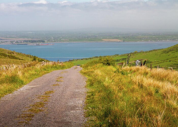 Hill Greeting Card featuring the photograph Down to Tralee Bay by Mark Callanan