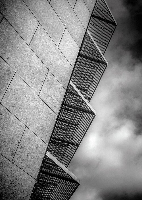 Dublin Greeting Card featuring the photograph Dublin Civic Offices, Detail by Sublime Ireland