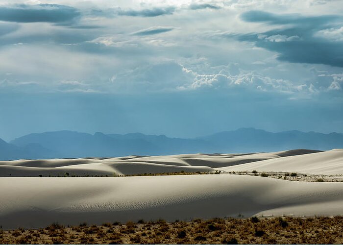 White Sands Greeting Card featuring the photograph Dunes by James Barber