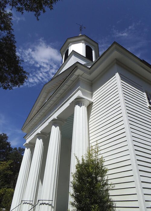  Greeting Card featuring the photograph Edisto Church by Heather E Harman