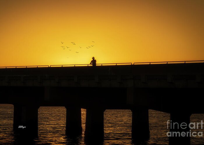 Sunset Greeting Card featuring the photograph End of Day by DB Hayes