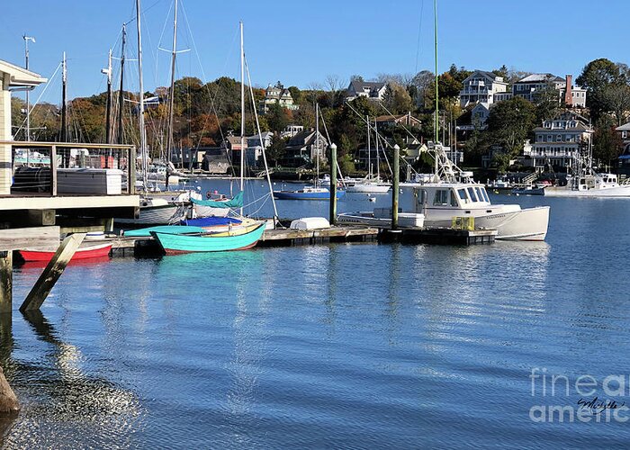 Endurance Rockport Massachusetts Greeting Card featuring the photograph Endurance Rockport Massachusetts by Michelle Constantine