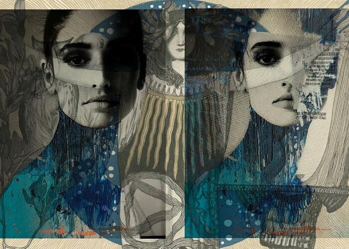 Women Greeting Card featuring the digital art Express Yourself by Paul Lovering