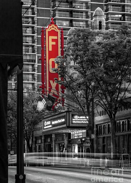 Fox Theater Greeting Card featuring the photograph Fabulous FOX Theater by Doug Sturgess