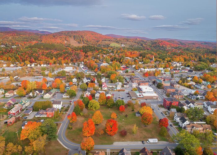 Fall Greeting Card featuring the photograph Fall Foliage In Lyndonville, Vermont - September 2020 #2 by John Rowe