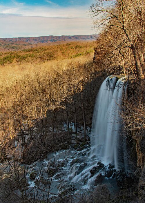 Falling Spring Falls Greeting Card featuring the photograph Falling Spring Falls by Melissa Southern