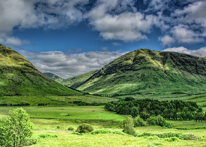 Scotland Greeting Card featuring the photograph Feeling High in the Highlands by Marcy Wielfaert