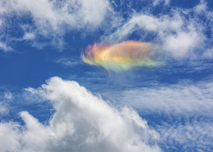 Colours Greeting Card featuring the photograph Fire Rainbow by Pelo Blanco Photo