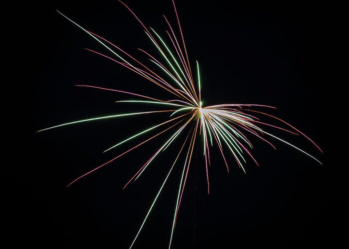 Fireworks Greeting Card featuring the photograph Fireworks 9-6-20 -3 by William Norton