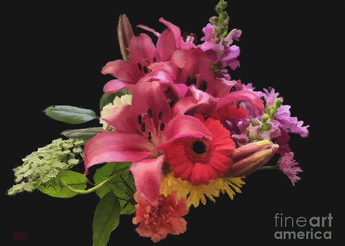 Flowers Greeting Card featuring the photograph Floral Profusion by Brian Watt