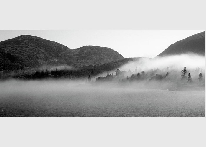 Fog Greeting Card featuring the photograph Fog over Fishermens Bay by James C Richardson