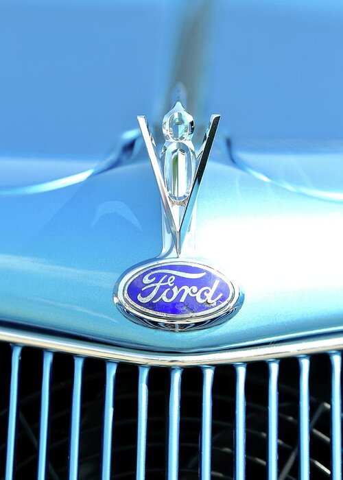 Ford Greeting Card featuring the photograph Ford V8 by Lens Art Photography By Larry Trager