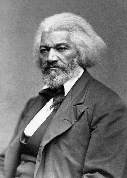 Frederick Douglass Greeting Card featuring the photograph Frederick Douglass Photo by War Is Hell Store