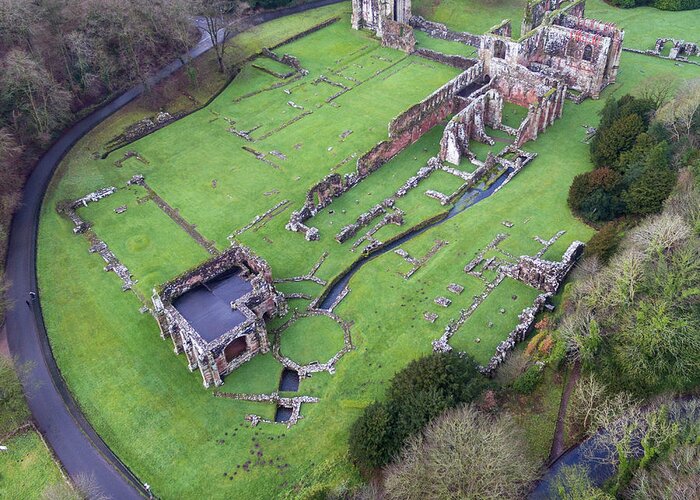 Furness Abbey Greeting Card featuring the photograph Furness Abbey 2 by Steev Stamford