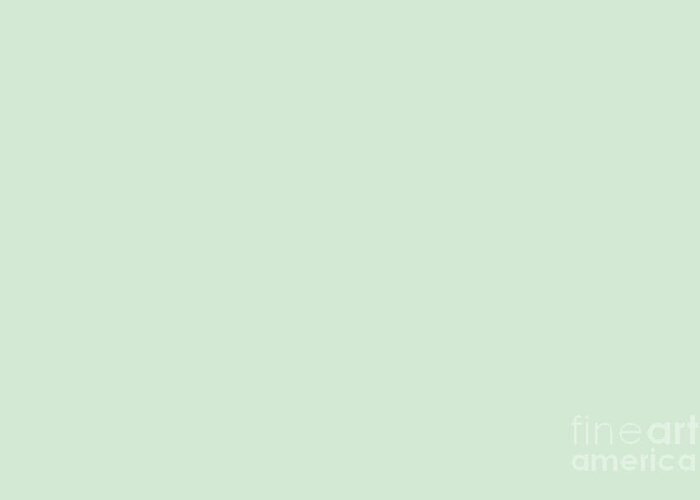 Gentle Mint Light Pastel Green Solid Color Pairs To Sherwin Williams Mint  Condition SW 6743 Greeting Card by PIPA Fine Art - Simply Solid