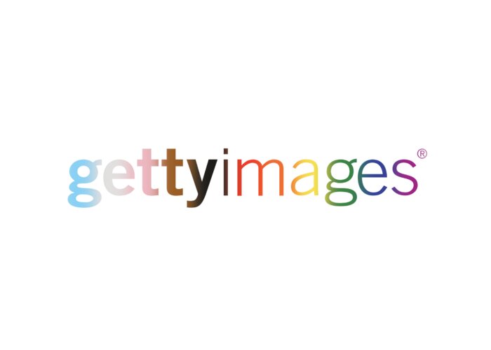Pride Greeting Card featuring the digital art Getty Images Logo Pride Logo by Getty Images