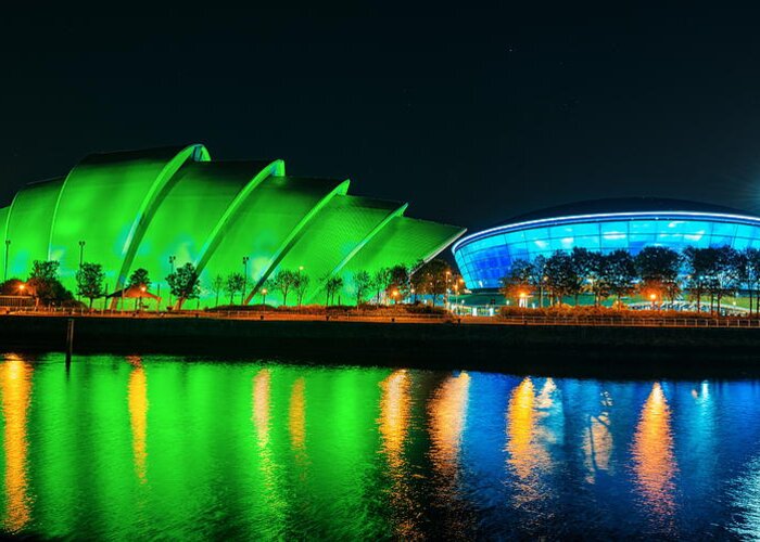Glasgow Greeting Card featuring the photograph Glasgow Clyde Auditorium by Songquan Deng