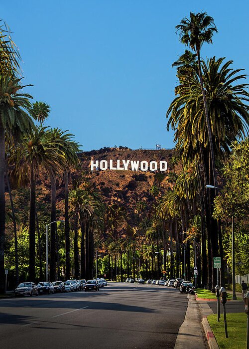 Hollywood Sign Greeting Card featuring the photograph Glory Days by Az Jackson
