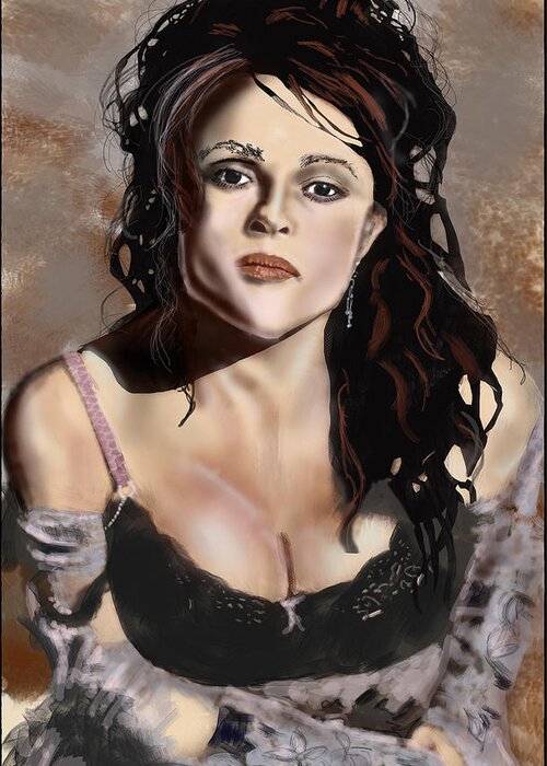  Greeting Card featuring the digital art Helena by Rob Hartman