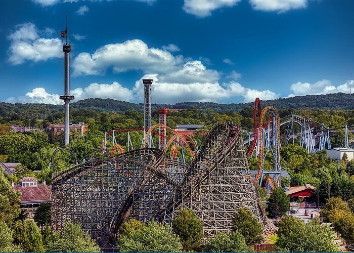 Hersheypark Greeting Card featuring the photograph Hersheypark by Mountain Dreams