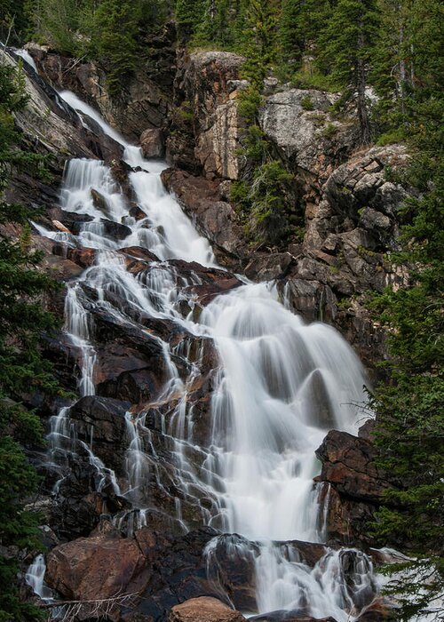 Grand Teton National Park Greeting Card featuring the photograph Hidden Falls by Melissa Southern