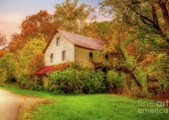 Mill Greeting Card featuring the photograph Historic Babbs Mill in Northeast Tennessee by Shelia Hunt