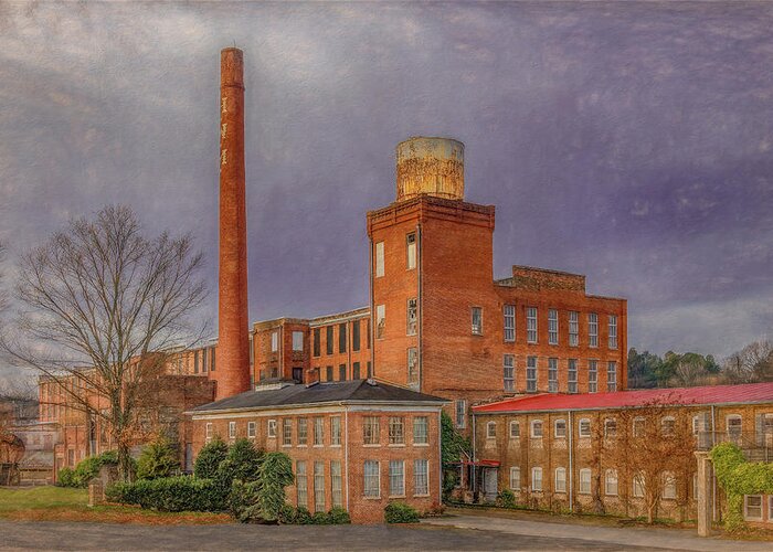 Cleveland Greeting Card featuring the photograph Historic Hardwick Woolen Mill, Tennessee by Marcy Wielfaert