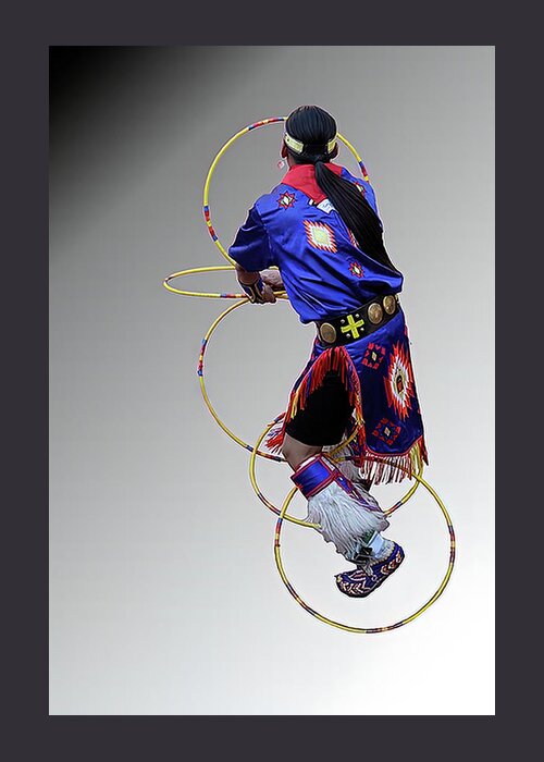  Greeting Card featuring the photograph Hoop Dance by Al Judge