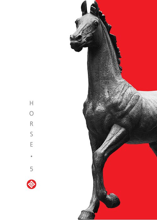 Horse Photographs Greeting Card featuring the digital art Horse 5 by David Davies