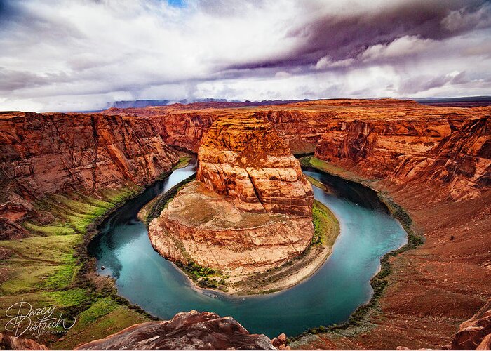 Arizona Greeting Card featuring the photograph Horseshoe Bend by Darcy Dietrich